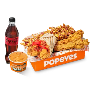 Chicken BBQ Combo Wrap