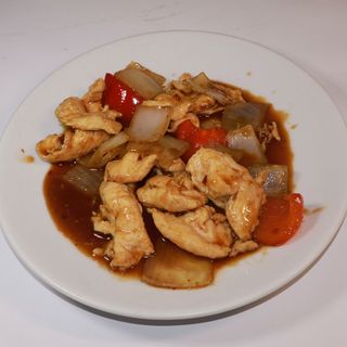 41. Pollo in salsa piccante