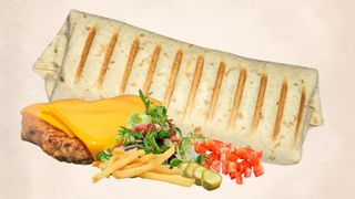 Juneći burger tortilja