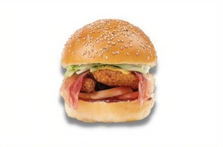 Chicken bacon burger senza glutine
