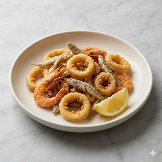 Frittura mista con verdure