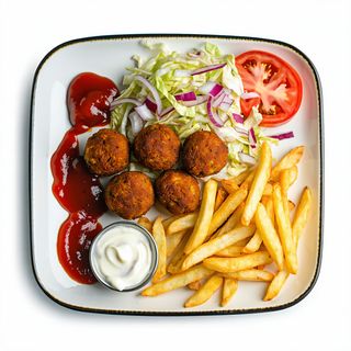Falafel la farfurie