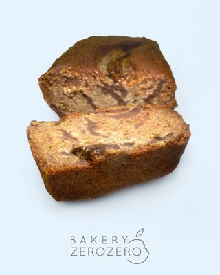 Porción banana bread