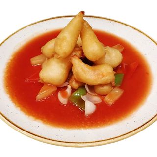 Gamberi in agrodolce