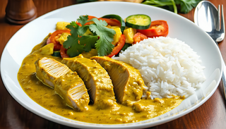 Emincée de Dinde au Curry