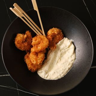 Креветки з соусом тар-тар