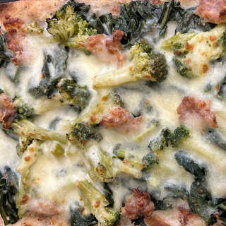 Pizza Broccoli e Salsiccia