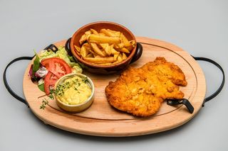 Şniţel de porc pane