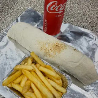 Menú piadina kebab