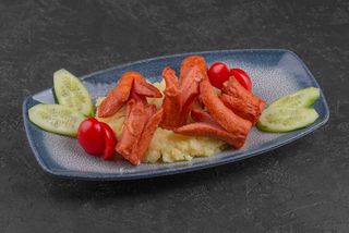 Сосиски  с пюре