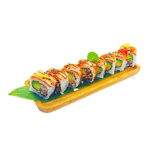 Cooked Salmón roll (8 uds.) 