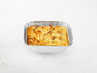 Жульєн з картоплею під сирною скоринкою