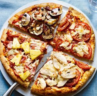 Pizza Cuatro Estaciones (28 Cm.)