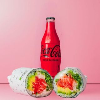 Salmon + Coca Cola Zero
