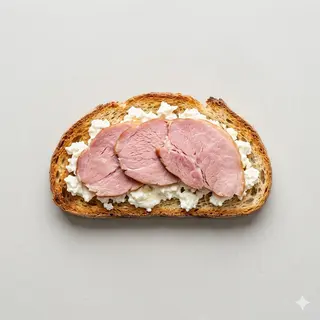 Tosta De Lacón Y Queso