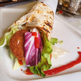 Menú durum falafel 
