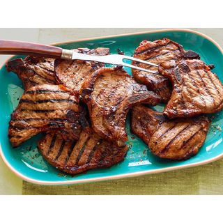 Grilled pork chops