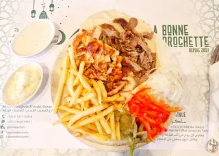 Plat chawarma mixte