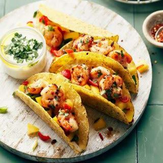 Tacos Gambas Champignons - 3Pcs