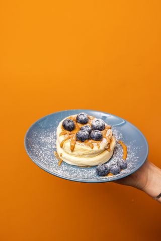 Burro d'arachidi e mirtilli