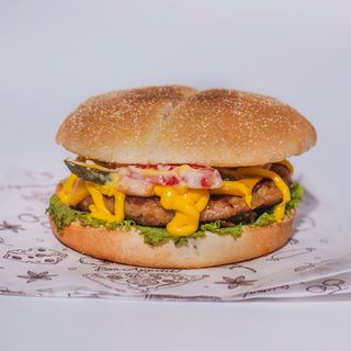 Чикен бургер с куриной котлетой