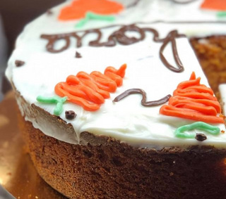 Porción De Bizcocho De Zahanoria