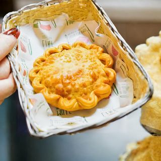 Gnocco ripieno Squacquerone e Fichi caramellati