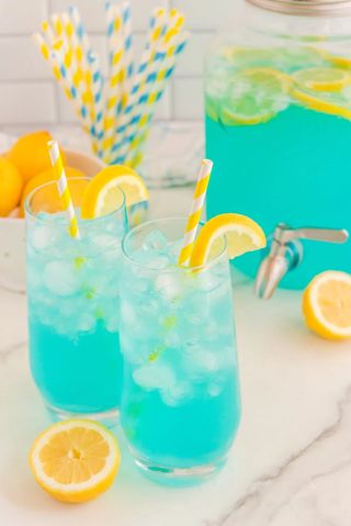 Ocean blue lemonade