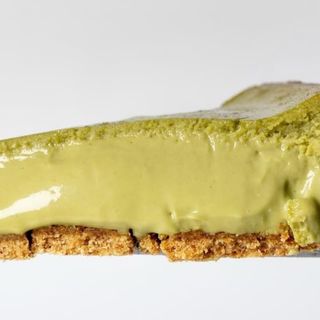 Tarta de queso y pistacho