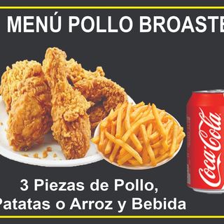 Menú Pollo Broaster