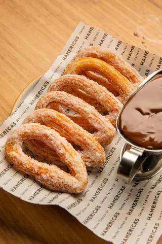 Churros con nutella