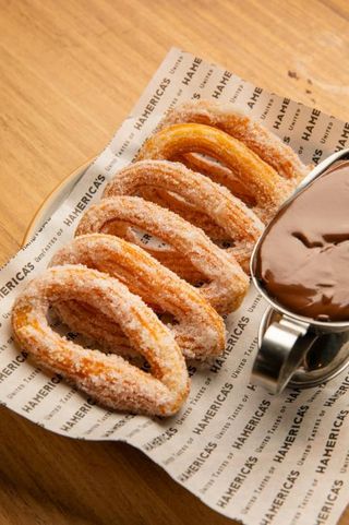 Churros con nutella