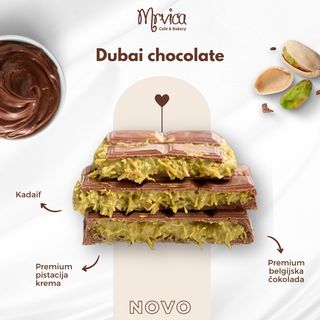 Dubai čokolada pistacija 200gr