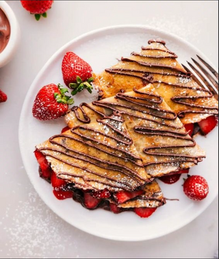 Crêpe Nutella Fraise