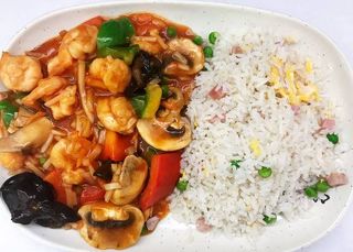 Gambas com Piri-Piri