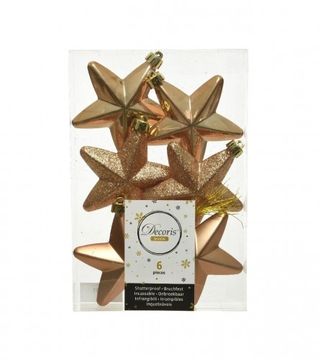 (209344) Ukras za jelku zvjezdica 2x7,5x7,5cm bakar 6/1 27891
