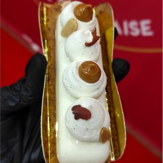 Entremet vanille cacahuète 