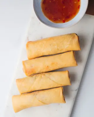 Spring Roll Pollo Curry