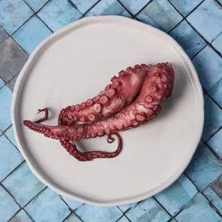 Tentacolo di polpo cotto