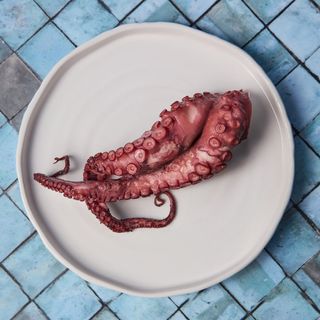 Tentacolo di polpo cotto