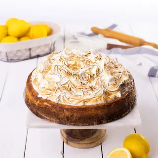 Cheesecake de limón con merengue 