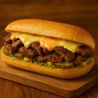 Sándwich de carne de La Tierra