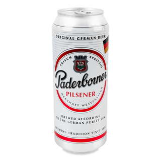 Пиво Paderborner Pilsеner світле з/б (0,5л)
