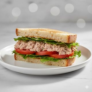 Bocadillo De Atún Y Tomate