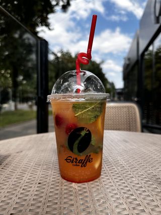 Лимонад клубника-апельсин (450мл)