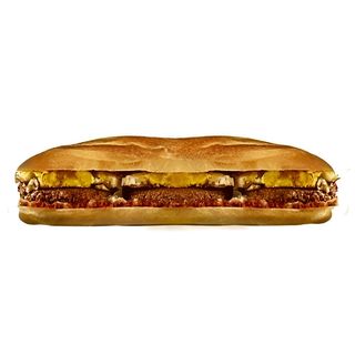 Sandwich Mixte ( Viande Hachée Et Poulet ) Pain Beldi