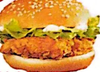 Chicken fillet burger