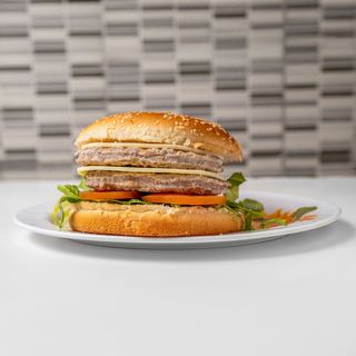 Panino cheese burger doppio