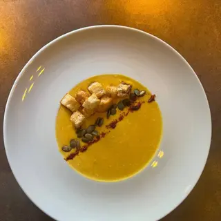 Creamy pumpkin soup