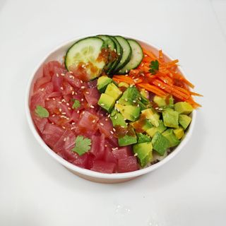 Poke marinado atún